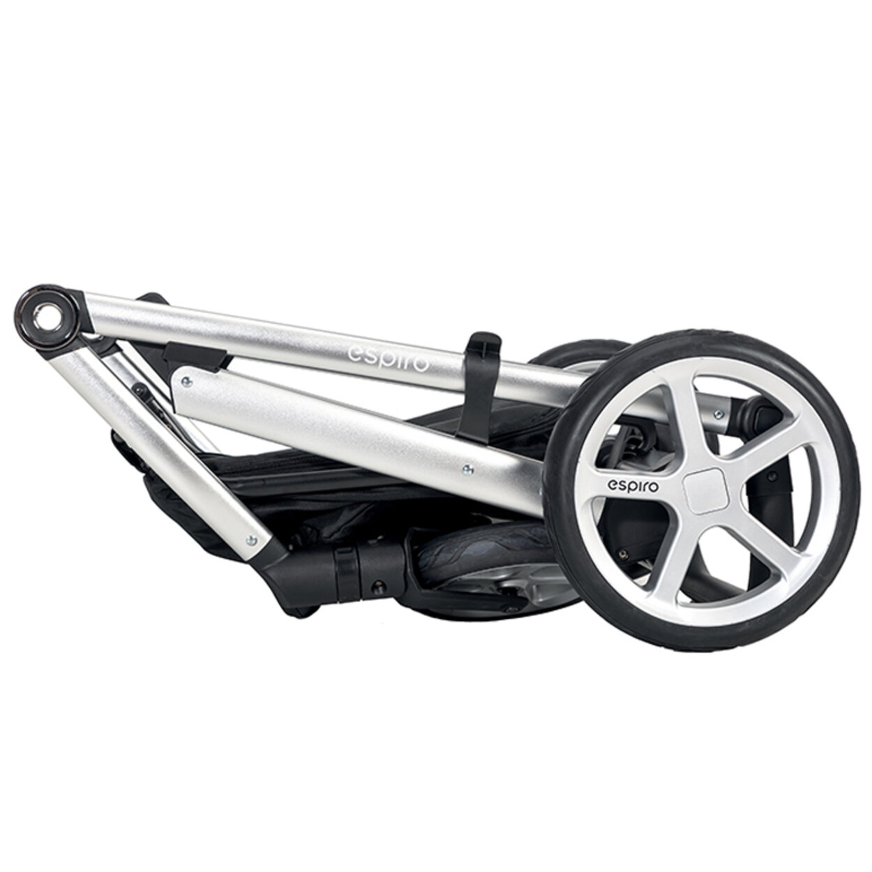 ESPIRO Kočík kombinovaný Next UP melange 07 gray center gélová kolesá |  Predeti.sk