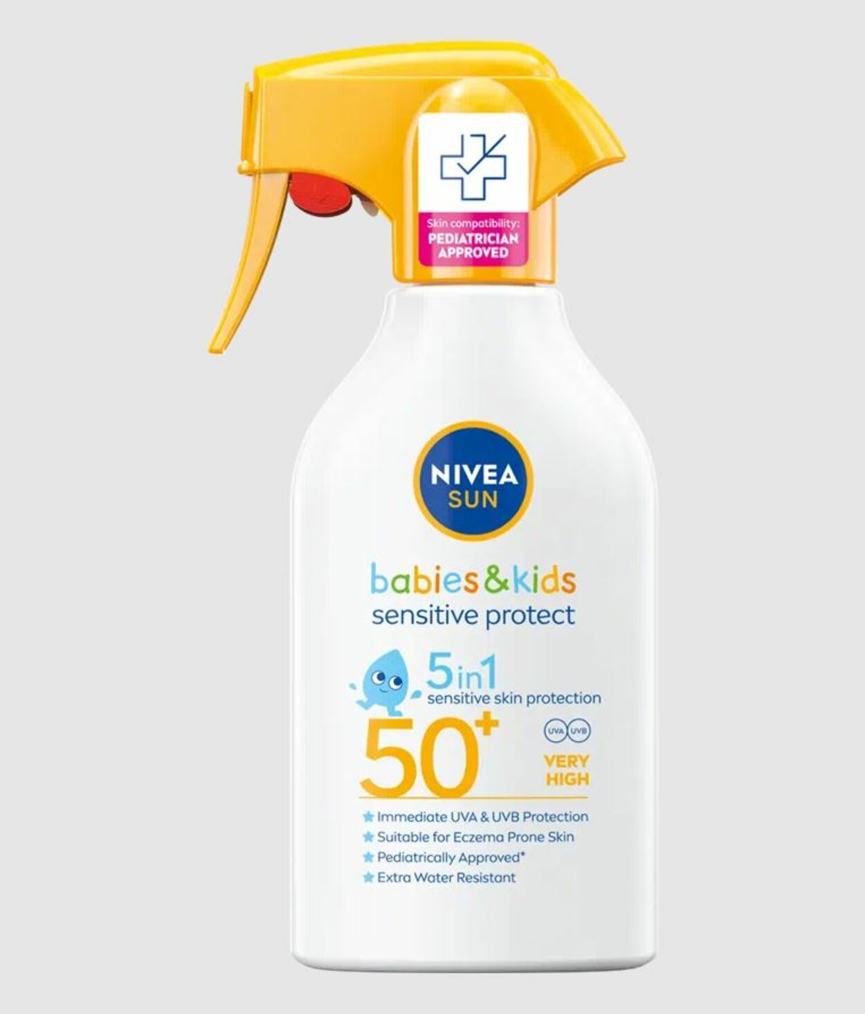 NIVEA Sun Detský sprej na opaľovanie pump Sensitive OF50+ | Predeti.sk