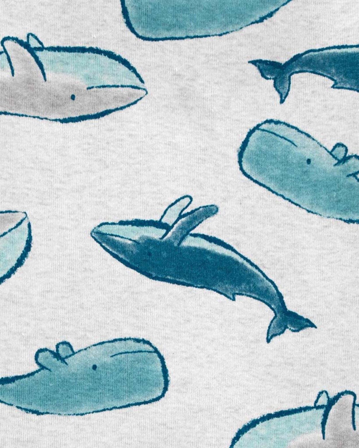CARTER'S Pyžamo dlhé a krátke nohavice, krátky rukáv 2ks Whale chlapec 12m  | Predeti.sk