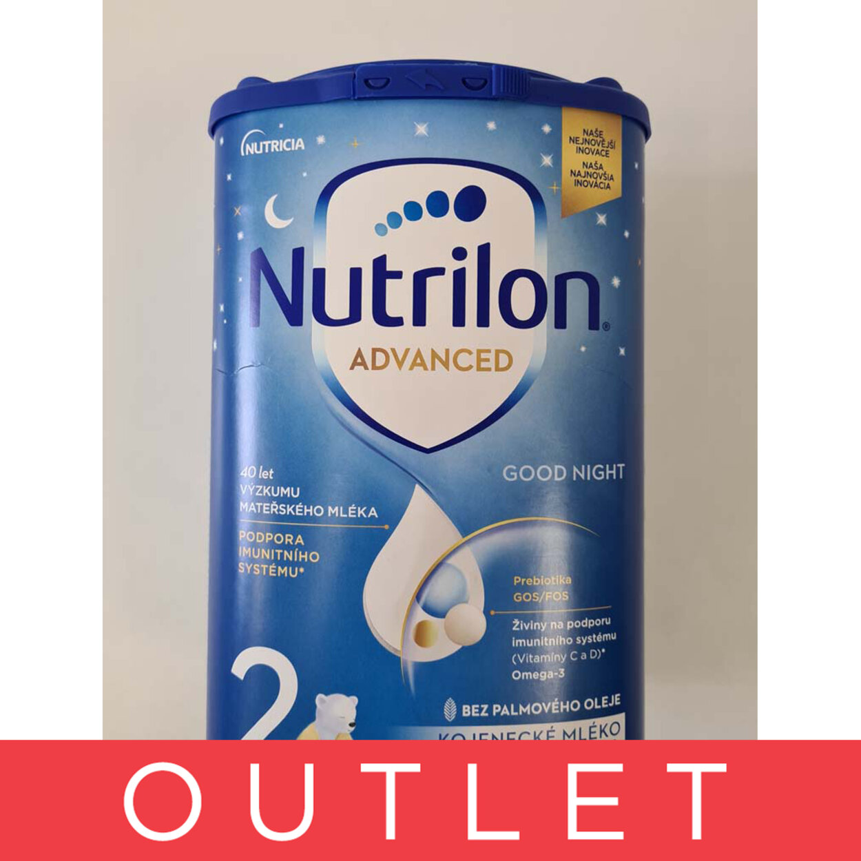 EXP: 05.09.2023 NUTRILON 2 Advanced Good Night pokračovacie dojčenské mlieko  od uk. 6. mesiace 800 g | Predeti.sk