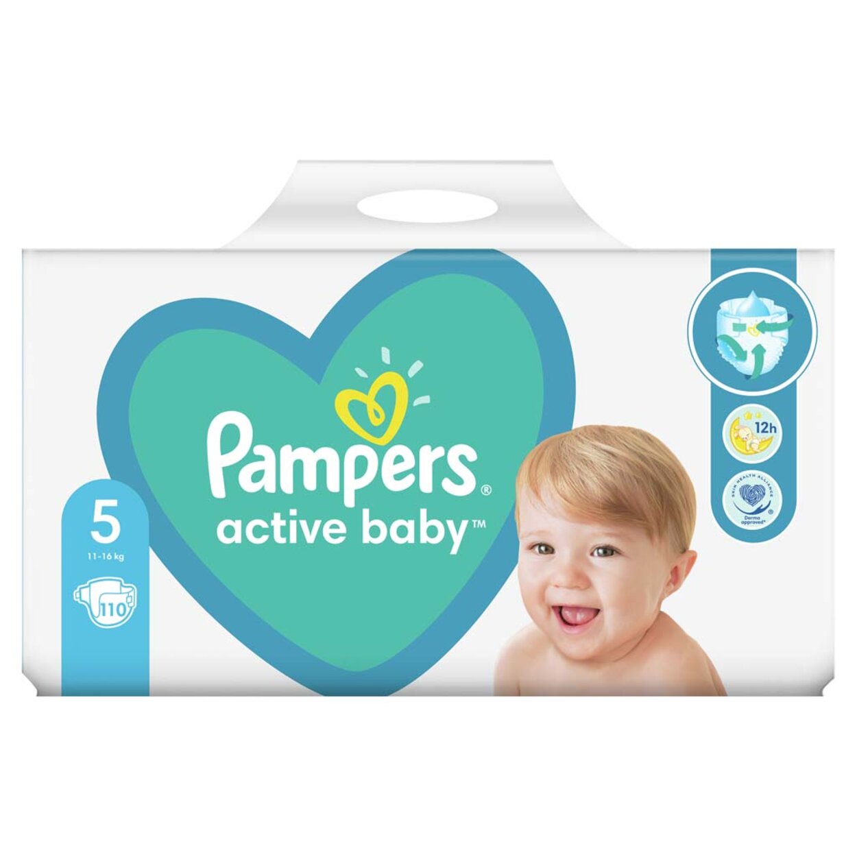 PAMPERS Active Baby Plienky jednorazové 5 (11-16 kg) 110 ks | Predeti.sk