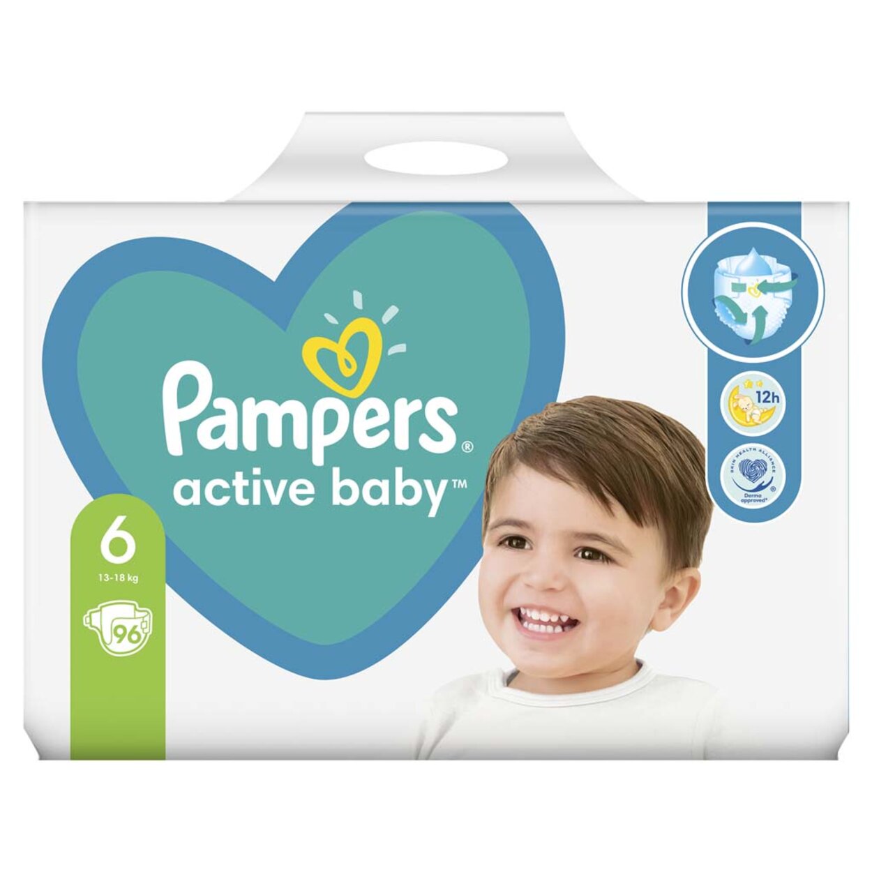 PAMPERS Active Baby Plienky jednorazové 6 (13-18 kg) 96 ks - MEGA PACK |  Predeti.sk