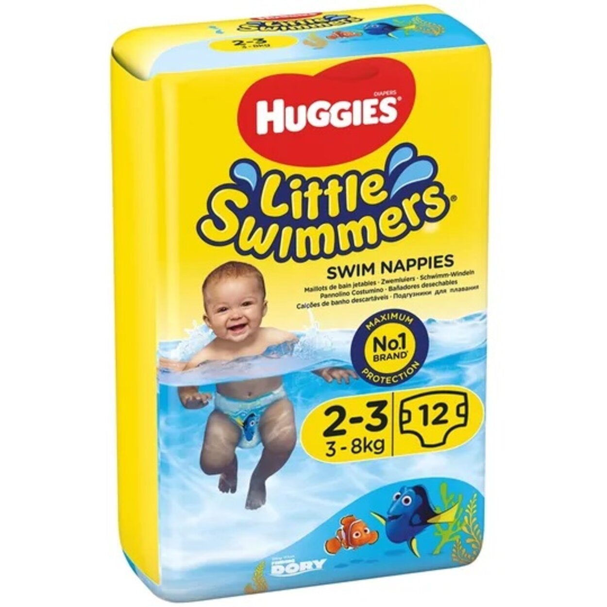HUGGIES® Little Swimmers Plienky do vody jednorazové 2-3 (3-8 kg) 12 ks |  Predeti.sk