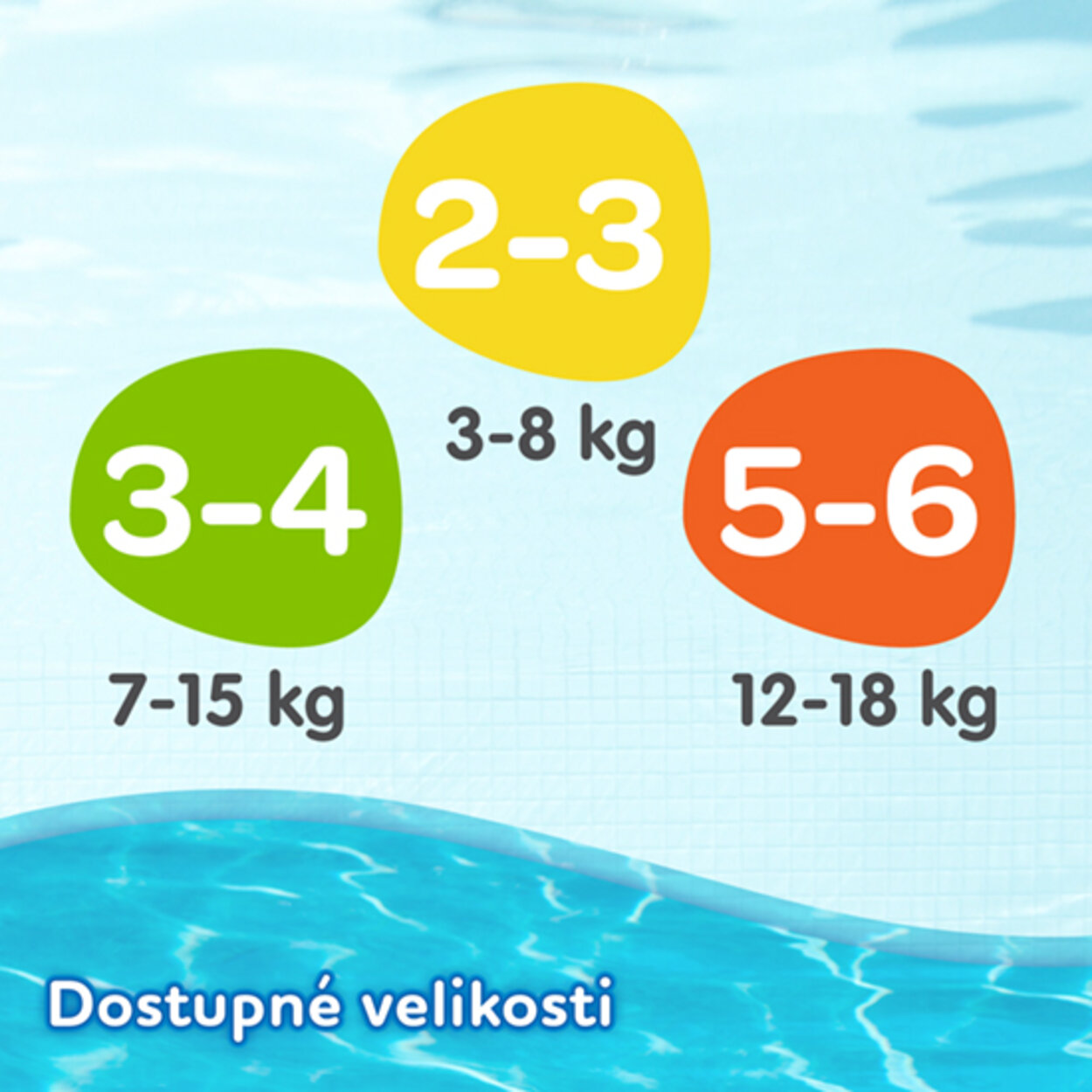 HUGGIES® Little Swimmers Plienky do vody jednorazové 2-3 (3-8 kg) 12 ks |  Predeti.sk