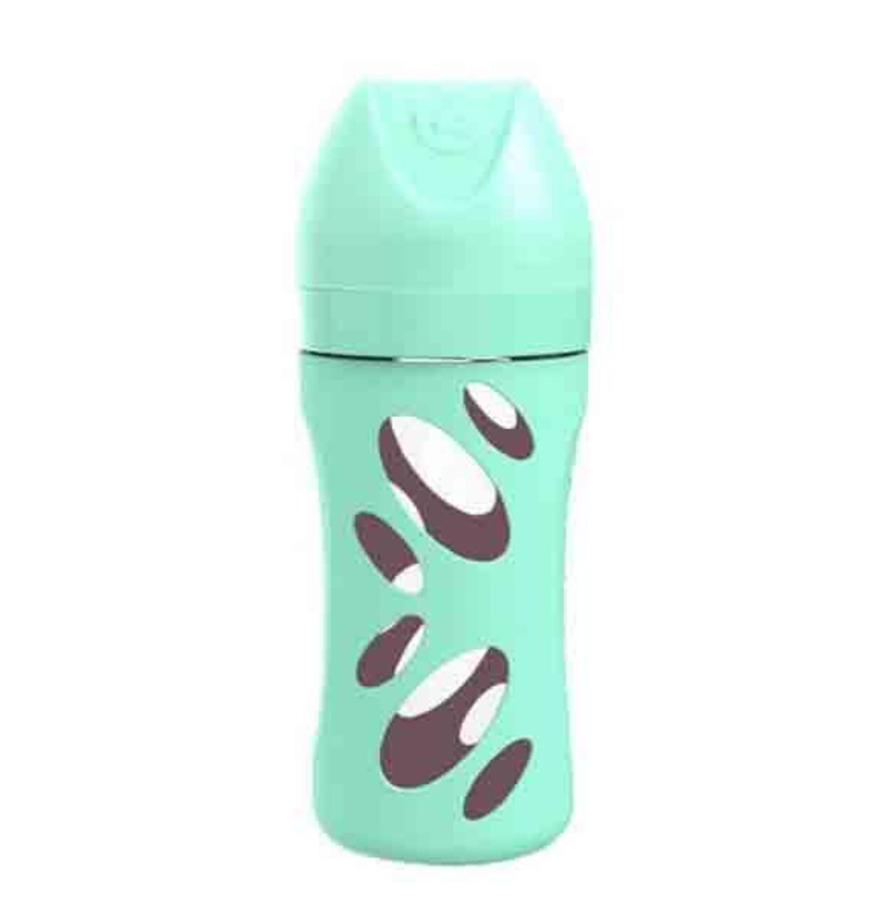 TWISTSHAKE Fľaša dojčenská Anti-Colic sklenená 260 ml (cumlík M) pastelovo  zelená | Predeti.sk