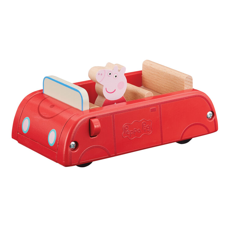 PEPPA PIG Auto drevené rodinné + figurka Peppa | Predeti.sk