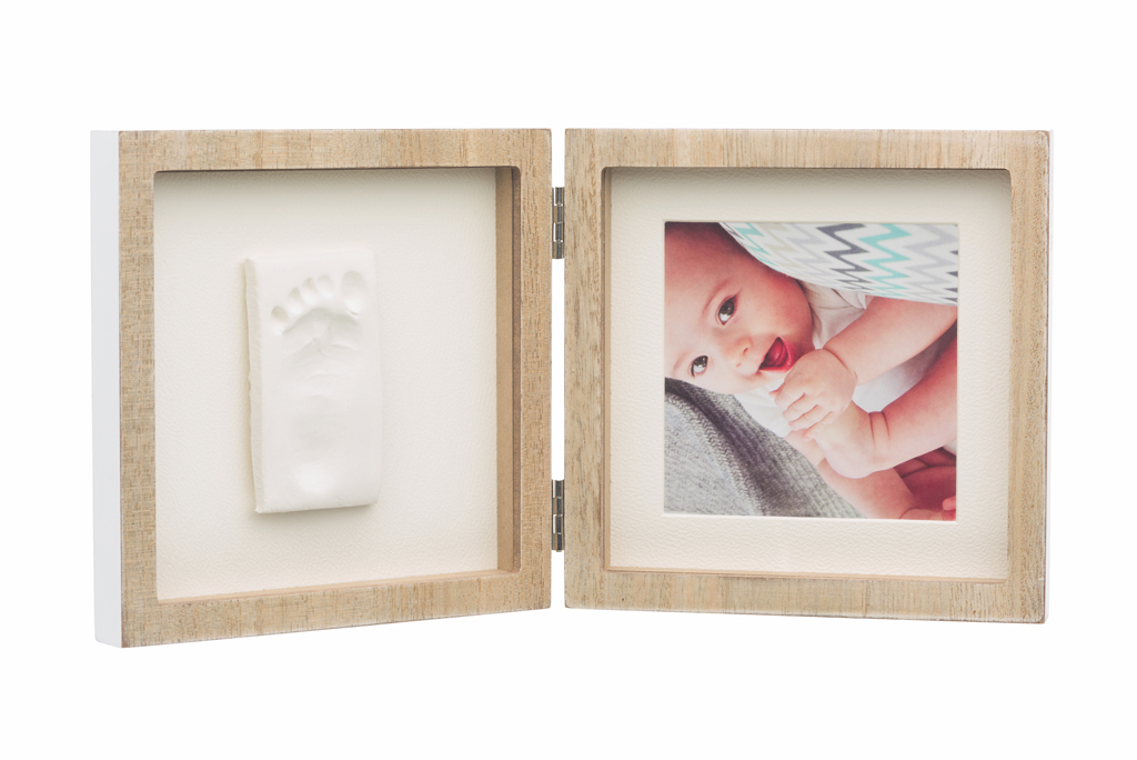 BABY ART Rámček na odtlačky a fotografiu Square Frame Wooden | Predeti.sk