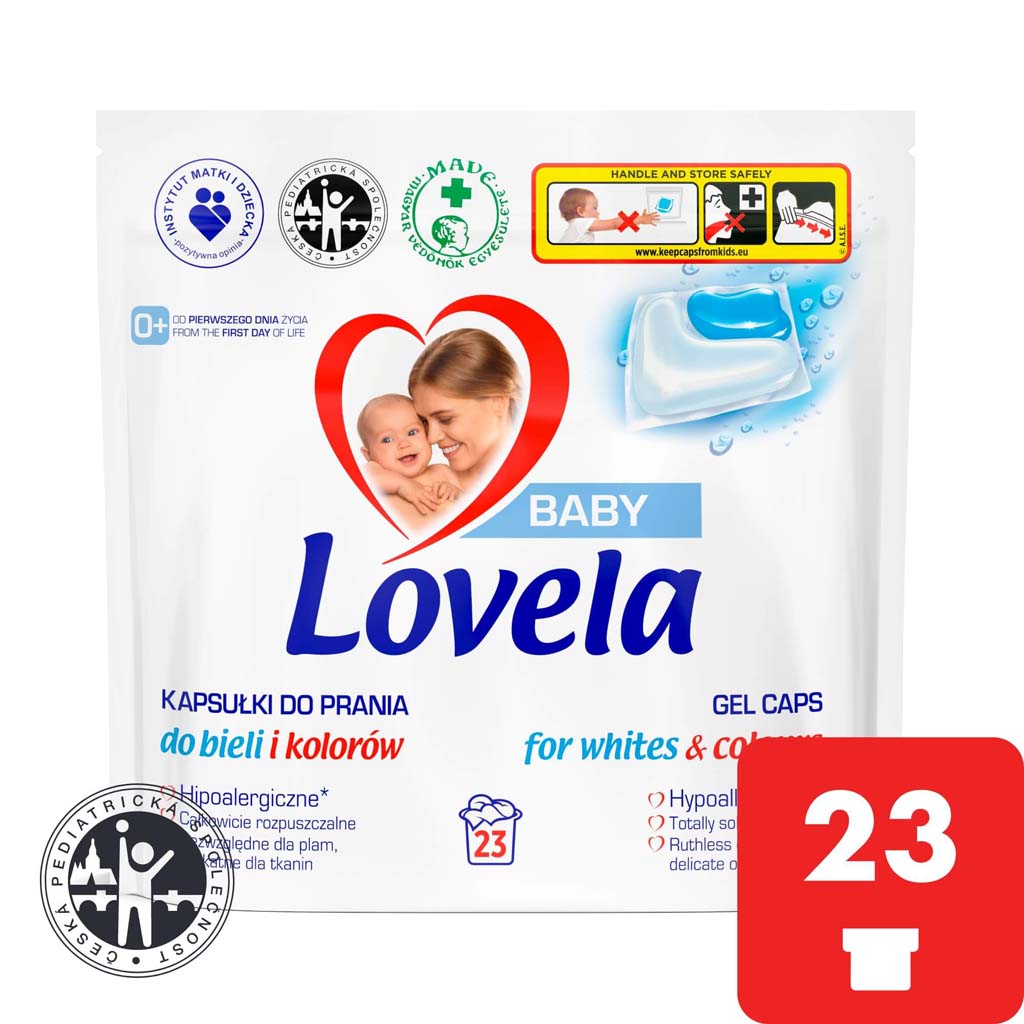 LOVELA Baby gélové kapsuly na pranie 23 ks | Predeti.sk